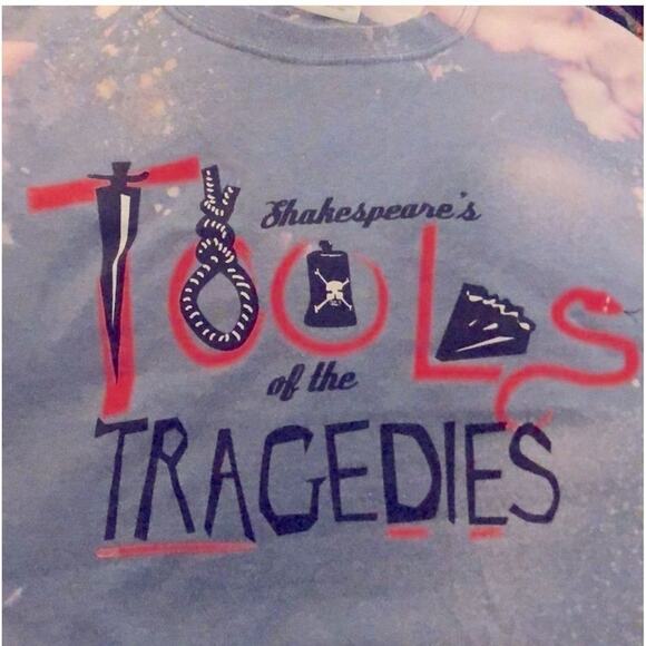 Utah Shakespeare Festival Tools of Tragedy T-Shirt, Size Medium - Picture 6 of 8